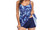2304 NEW Large flat angle skirt split swimsuit two-piece set 6669