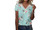 2304 NEW Flower print lace V-neck short sleeved T-shirt top 6670