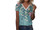 2304 NEW Flower print lace V-neck short sleeved T-shirt top 6670