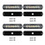 2304NEW-4pcs 6LED truck warning light6556