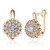 2304NEW-Floral earrings with diamonds6565