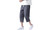 2304  Men's summer thin loose cotton linen straight leg pants capris 6803