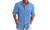 2304 Men's loose cotton linen drawstring hip-hop lantern leggings 6806