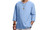 2304 NWE Men's 9-quarter sleeved V-neck cotton linen loose fitting shirt6609