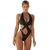 2304NEW-One sexy solid color hollowed out one-piece6574