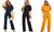 2304  NEW Women's button tied short sleeved light cooked straight tube jumpsuit 6818