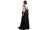 2304  NEW Back Bow Strap Pants Side Pockets Temperament One Piece Strap Wide Leg Pants 6845