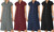 2304  NEW Cardigan stand up collar single breasted cotton linen pocket dress petticoat 6851