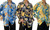 2304  NEW Spring and autumn floral shirts for both men and women 6852