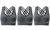 2304 NEW 3PC Sports Bra Shockproof Gathering Running Tank Top Fitness Bra 6884