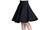 2304 NEW Elastic slim large swing skirt with elastic waist pocket pleated skirt 6887