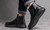 2304  NEW  Men's British high -top leather boots non -slip casual leather shoes are fashionable  6739
