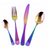 Stunning look 4/8/16 Piece Holographic Cutlery Set 1038