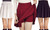 2304 NEW Women's oversized half body anti slip pleated skirt 6894