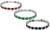 2305 NEW Simple Crystal Colored Zircon Bracelet with Diamonds7056 LA