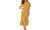  2305 NEW Women's Lace Up Waist Show Thin Print Women's Long Dress Dress 7042LA