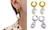 2305 NEW Imitation Baroque Pearl Earrings 7113LA