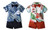 2305 NEW Hawaiian Blouse Shirt Boys' Shorts Casual Two Piece Set 7164LA