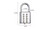 2305 NEW 10 key numeric keypad password lock anti-theft padlock 7172LA