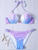 Mermaid Shell Pearl Bra Swimwear Padded Push up Swimsuit