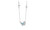 2306 NEW Light Blue Butterfly Light Luxury Design Sense Collar Chain 7363 LA