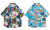 2306 NEW Summer seaside vacation short sleeved floral shirt 7334LA