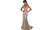 2306 NEW Annual Meeting Evening Dress Women's Long Sleeveless Sexy Deep V Sequin Dress 7467LA