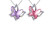 2306 NEW Anti crystal animal butterfly necklace jewelry for women 7468 LA