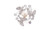 2306 NEW Hollow out full diamond butterfly brooch pearl brooch anti glare accessory corsage 7476LA
