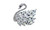 2306 NEW Full diamond swan brooch anti glare brooch clothing accessories 7478LA