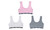2306 NEW 3PC Girls' Developmental Underwear Letter Edge Without Chest Pad 7484LA