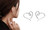 2306 NEW Silver Needle Heart Earrings Designed by Female Minority with High Grade Feeling Earrings 7494LA
