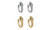 2307 NEW S925 Silver Personalized Snake shaped Earrings with Zircon Earrings 7498LA
