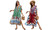 2307 NEW Animal patterned bikini beach smock with lace up robe dress 7501LA