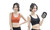 2307 NEW Wearing a comfortable and gathered running vest style sports bra with a beautiful back for external wear 7391LA