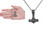 2307 NEW Titanium Steel Thor Hammer Stainless Steel Viking Odin Pendant Necklace 7523LA