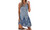 2307 NEW Summer printed vest sleeveless dress with hollowed out round neck 7535LA