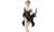 2307 NEW Fun Underwear Perspective Sexy Lace Hanging Sleeping Dress Three Piece Set 7556LA