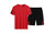2307 NEW Summer sports suit men's short sleeved shorts 2-piece breathable quick drying clothes 7560LA
