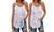 2307 NEW Women's round neck flower printed suspender top 7566A