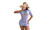 2307 NEW Sexy Bikini Short Sleeve Cover Three Piece Set 7570LA