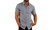 2307 NEW Summer Polo Collar Solid Short Sleeve Button Men's Linen Shirt 7801LA