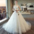 2307 NEW  White strapless lace minimalist temperament Sen style wedding dress 7608