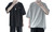 2307 NEW Solid color short sleeved T-shirt for men with loose quarter sleeves 7803LA