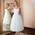 2307 NEW  Sling travel photo medium length light wedding dress  7611
