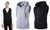 2308 NEW Men's hooded zippered pocket sweater vest jacket 7818LA