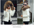 Woman winter warm Faux Fur parka hooded jacket