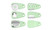 2308 NEW Kitchen Gadget Set 6-Piece Pizza Knife Vanilla Cutting Bottle Machine Peeling Knife Slicer Garlic Grinder 7895LA