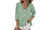 2308 NEW  Women's V-neck button chiffon printed cardigan with long sleeves 7930LA