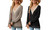 2308 NEW Autumn/Winter Lace V-Neck Contrast Long Sleeve T-shirt Top 7934LA
